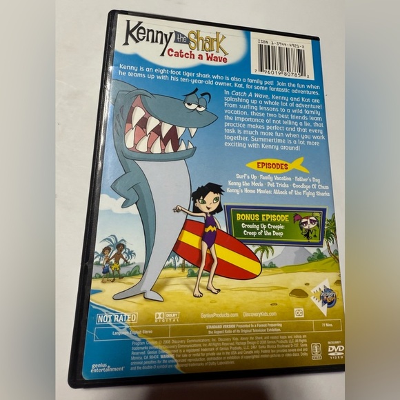 Discovery Kids Kenny The Shark Catch A Wave DVD - Picture 2 of 3